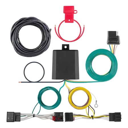 Curt Custom Wiring Harness (4-Way Flat Output), 56440 56440